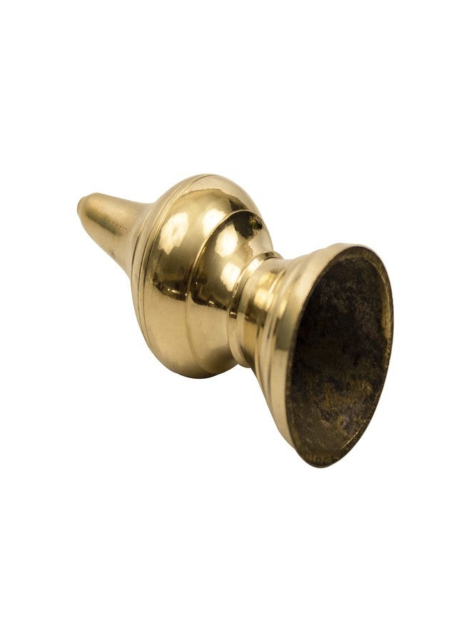 Spillbox رأس معبد نحاسي تقليدي مصنوع يدويًا من كالاش | جوبورام كالاسام | ثازيكاكودام | كومبهام | بورناكومبا بيتال وود - معبد المنزل كالاسام - موغالي كالاس - Image 3